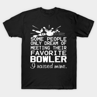 FAther (2) Bowling Mom T-Shirt